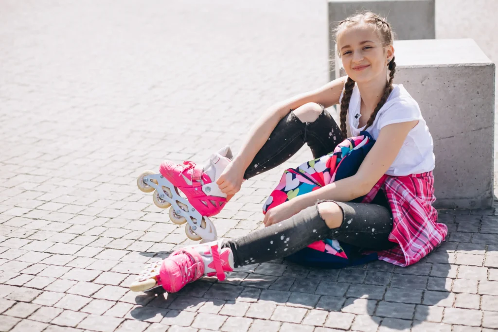 girl roller skating 2