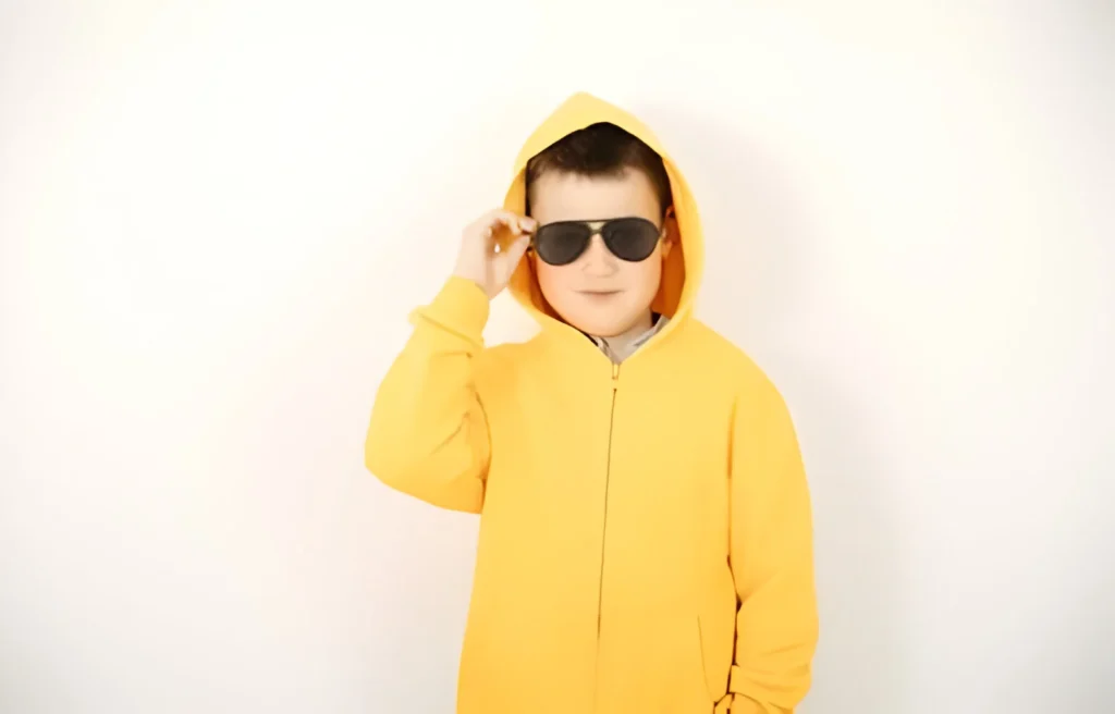 Kids wearing hoodies best sale