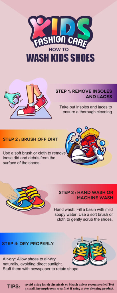 How to Wash Kids Shoes