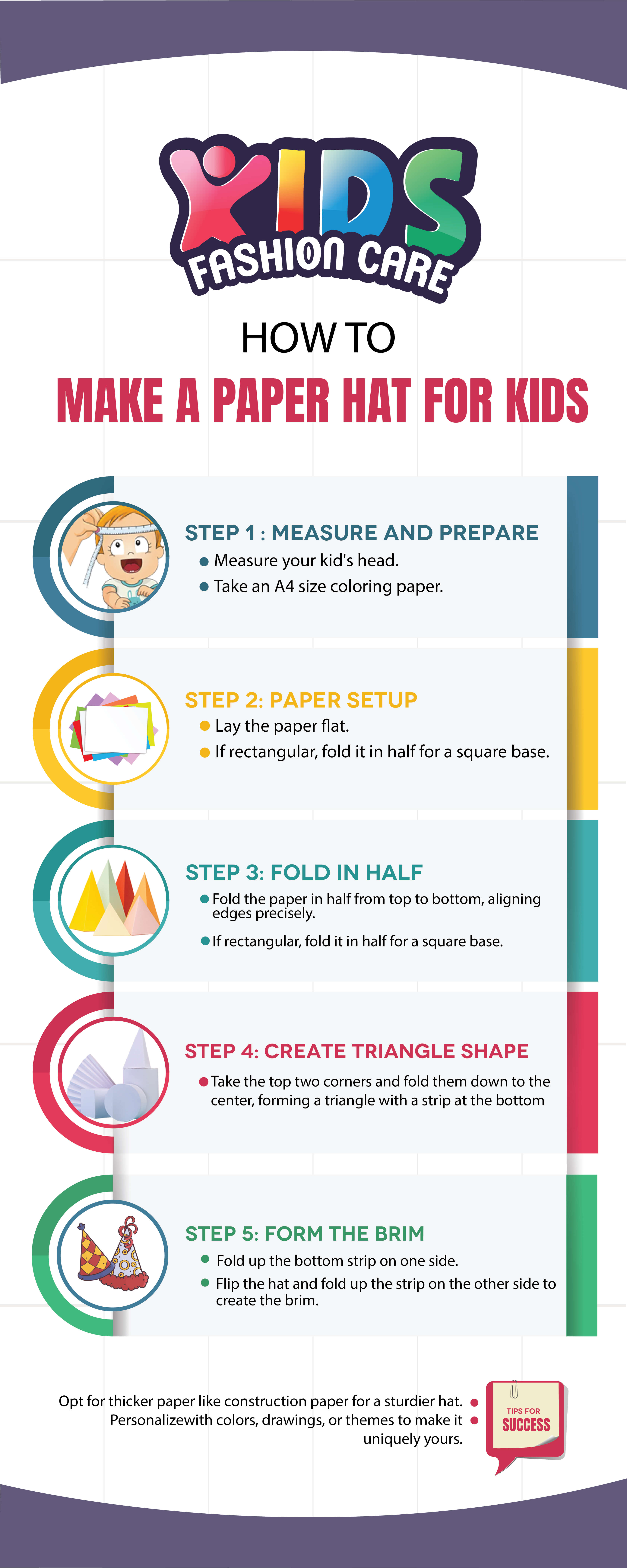 How To Make a Paper Hat for Kids