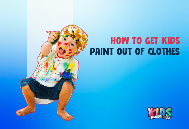 how to get kids paint out of clothes