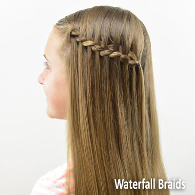 Waterfall braiding