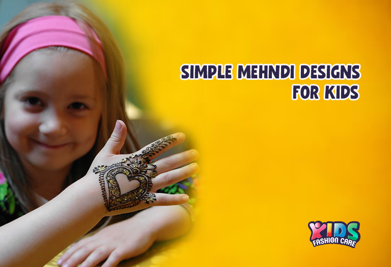 simple mehndi designs for kids