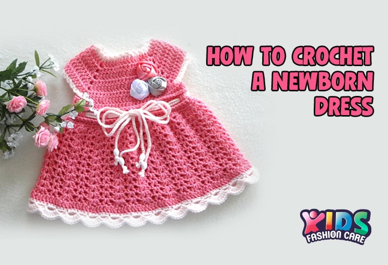 how to crochet a newborn dress