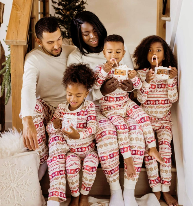 matching christmas pajamas for family