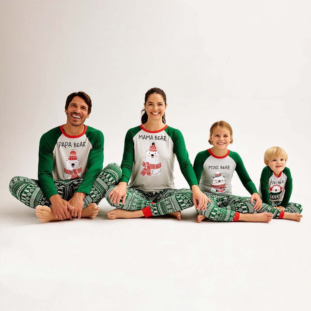 matching christmas pajamas for family