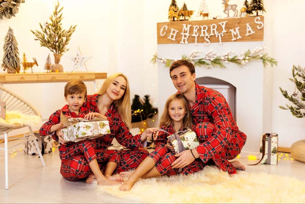 matching christmas pajamas for family