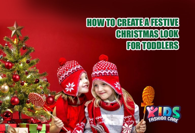 how to create a festive Christmas look for toddlers