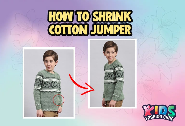 how to shrink cotton jumper