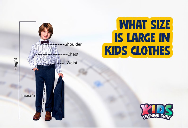 what size is large in kids clothes